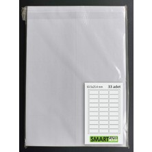 Smart Paper Label Smart Label Lazer Etiket 63.5X25.4 - A4 500 Sayfa | Toptan Satış | Fırsat Ürünü