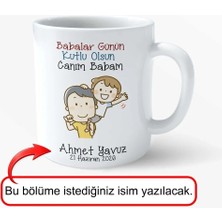 Babalar Günü Özel – Babalar Günün Kutlu Olsun Tasarımlı Porselen Kupa | Hediye Kupa