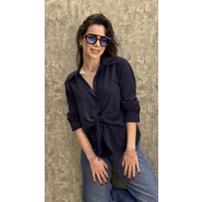 Leilaa Önü Düğüm Detaylı Gömlek