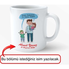 Babalar Günü Özel – Babalar Günün Kutlu Olsun Tasarımlı Porselen Kupa | Hediye Kupa