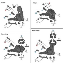 SHIMANO XTR FD-M9020 Ön Aktarıcı Teli Sabitleme Vidası