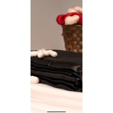 ICON SILK Premium Saf Ipek Fleece Tek Kişilik Battaniye (Siyah)