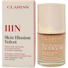 Skygo Clarins Skin Illusion Velvet 111N 30 ml Matlaştırıcı Fondöten