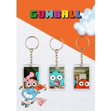 Piece Of Date Gumball, Darwin ve Anais Anahtarlık