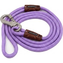 Paweslora Örgü Yumuşak Dokulu Köpek Gezdirme Kayışı, Yüksek Dayanım Gücü, Gümüş Güvenlik Kilitli