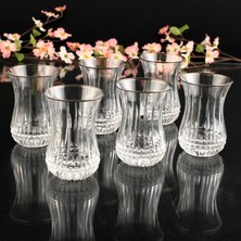 Abka Çay Bardak Takımı Izel 3mm Platın 62511