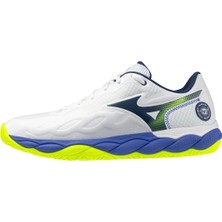 Mizuno Wave Enforce Court Ac Erkek Tenis Ayakkabısı Beyaz Hafif ve Esnek Taban Yapısı ile