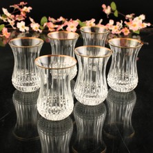 Abka Çay Bardak Seti Izel 3mm Altın 62511