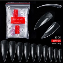 Özgürce 500'LÜ Şeffaf Profesyonel Tırnak Uzatma ve Bakım Seti