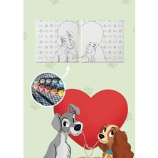 Piece Of Date Lady ile Sokak Köpeği Tuval Boyama Seti