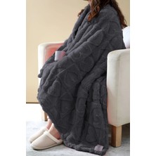 Noctiluca Amora Kalp Desen Wellsoft Tv Battaniyesi 120X180 • Yumuşak Sıcak Tutan Şal - Koltuk Örtüsü