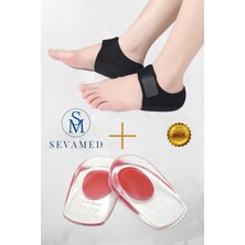 Topuk Dikeni Için Rahatlatıcı Destekleyici Tabanlık Topuk Pedi Silikon Tabanlık ve Topuk Kumaşı Topuk Ağrıları Için Kırmed