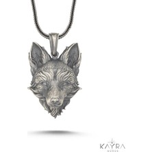 Kayra Gümüş  925 Ayar Gümüş Tilki Kolye