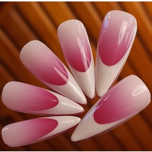 Özgürce Şık ve Uzun Ömürlü Takma Tırnak Seti, Rahat Kullanımlı Stiletto Tasarımı