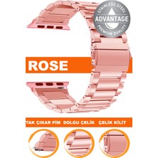  apple watch uyumlu seri 1/2/3/4/5/6/se/7/8/9 ultra/ultra2 42/44/45/49mm saat uyumlu çelik metal saat kordonu kayışı m09sgg4-r