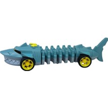 Kaia Life Köpekbalığı Araba - Otomatik Hareketli Sesli Işıklı 32 cm - Gri Köpekbalığı