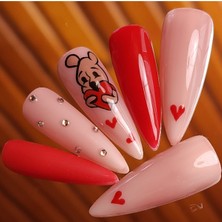 Özgürce Şık ve Dayanıklı Stiletto Takma Tırnak Seti, Kolay Kullanım ve Doğal Görünüm