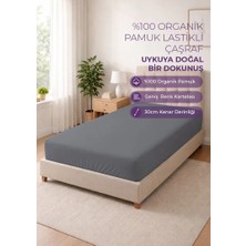 Days In Colours %100 Organik Pamuk Lastikli Çarşaf - 100x200 - Dolmabahçe Serisi