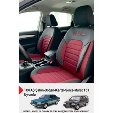 Gm Design Premium Serisi Lüks Keten Oto Koltuk Kılıfı (Tofaş Kartal-Şahin-Doğan-Serçe-Tempra Ile Uyumlu)