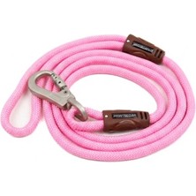 Paweslora Örgü Yumuşak Dokulu Köpek Gezdirme Kayışı, Yüksek Dayanım Gücü, Gümüş Güvenlik Kilitli