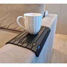 3D Snaxx Koltuk Koltuk Kol Dayama Tepsisi – Katlanabilir, Bardak ve Kahve Için Pratik Koltuk Üstü Tepsi