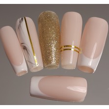 Özgürce Şık ve Doğal Görünümlü Takma Tırnak Seti, Kolay Kullanım ve Uzun Dayanıklılık