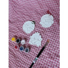 Piece Of Date 2d Anahtarlık/charm - Mario ve Prenses Peach