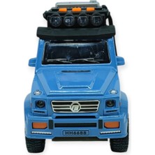 Najmaddin Sesli Işıklı Metal Off- Road Araba 17 cm - D700-04 - Mavi
