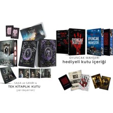 Ephesus Yayınları Saka ve Sanrı 4 Kutulu Yan Boyalı ve Oyuncak Mahşeri Yan Boyamalı Kutu Ciltli
