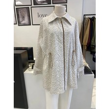 2k Leopar Desenli Kısa Kap