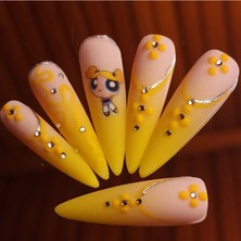 Özgürce Şık Takma Tırnak Stiletto Seti, Hızlı ve Kolay Uygulama