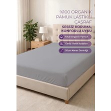 Days In Colours %100 Organik Pamuk Lastikli Çarşaf - 180x200 - Dolmabahçe Serisi