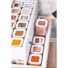 Feyza Design 12'li Orta Boy Vakumlu Saklama Kabı Seti, Pratik ve Şık Mutfak Çözümü