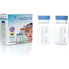 Materni Anne Sütü Saklama Kabı 120 ml 2li (3 Adet)