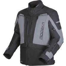Modeka Hydron Waterproof Ceket  Koyu Gri - Siyah