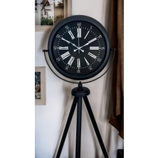 Çetiner Group Black Aura Tripod Ayaklı Saat