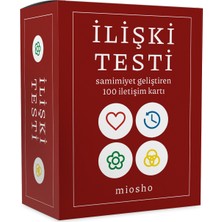 miosho İlişki Testi - Çiftler Için Samimiyet Geliştiren 100 Iletişim Kartı - 4 Kategori - Konuşma Kartları