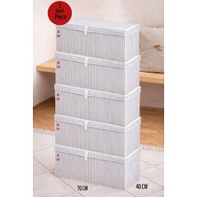 ALAS 5 Adet Çok Amaçlı Baza Altı Giysi&yastık Mega Plus Hurç