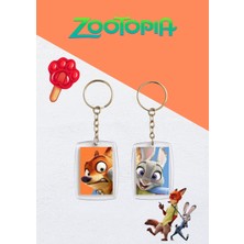 Piece Of Date Zootropolis Nick ve Judy Anahtarlık