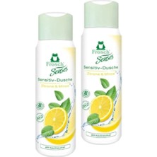 Frosch Senses Lemon Mint Sensitive Duş Jeli 300 ml x 2 Adet – Hassas Ciltler Için Ferah Temizlik