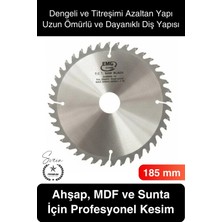 Svein #testere 185 mm 40 Diş Ahşap Kesim Daire Testere Diski Mdf ve Sunta Için Profesyonel Hassas 40T