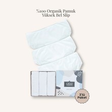 Cielo Venti Must Have | 3'lü Organik Pamuk Yüksek Bel Slip Külot