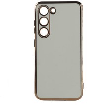 ZM Store Galaxy S23 Uyumlu Kılıf Parlak Kenarlı Kamera Korumalı Bark Kapak