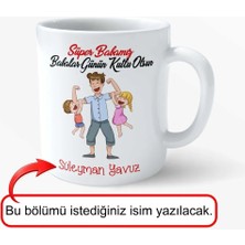 Babalar Günü Özel – Babalar Günün Kutlu Olsun Tasarımlı Porselen Kupa | Hediye Kupa