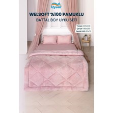 Uysal Yorgan Welsoft Akfil Battal Boy Uyku Seti PUDRA