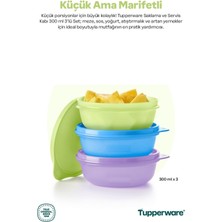 Feyza Design Renkli Şeker Üçlü Set 300 Ml, Tatlı Lezzetler Için Eğlenceli Seçenek