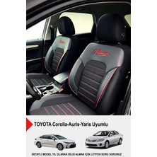 Gm Design Premium Serisi Lüks Keten Oto Koltuk Kılıfı (Toyota Corolla-Auris-Yaris Uyumlu)