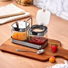 Feyza Design Şık 3 Parça Reçellik Seti, Estetik ve Kullanışlı Tasarım