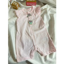 bebexy Süs Detaylı Penye Tulum Pembe
