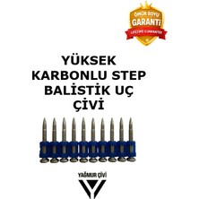 Yağmur Çivi Step Gazlı Tabanca Çivisi (1000 Adet) Gazsız